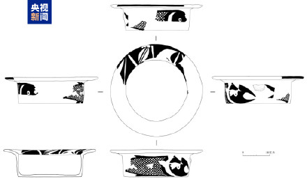 新发现！山西出土仰韶文化时期彩陶鱼纹盆