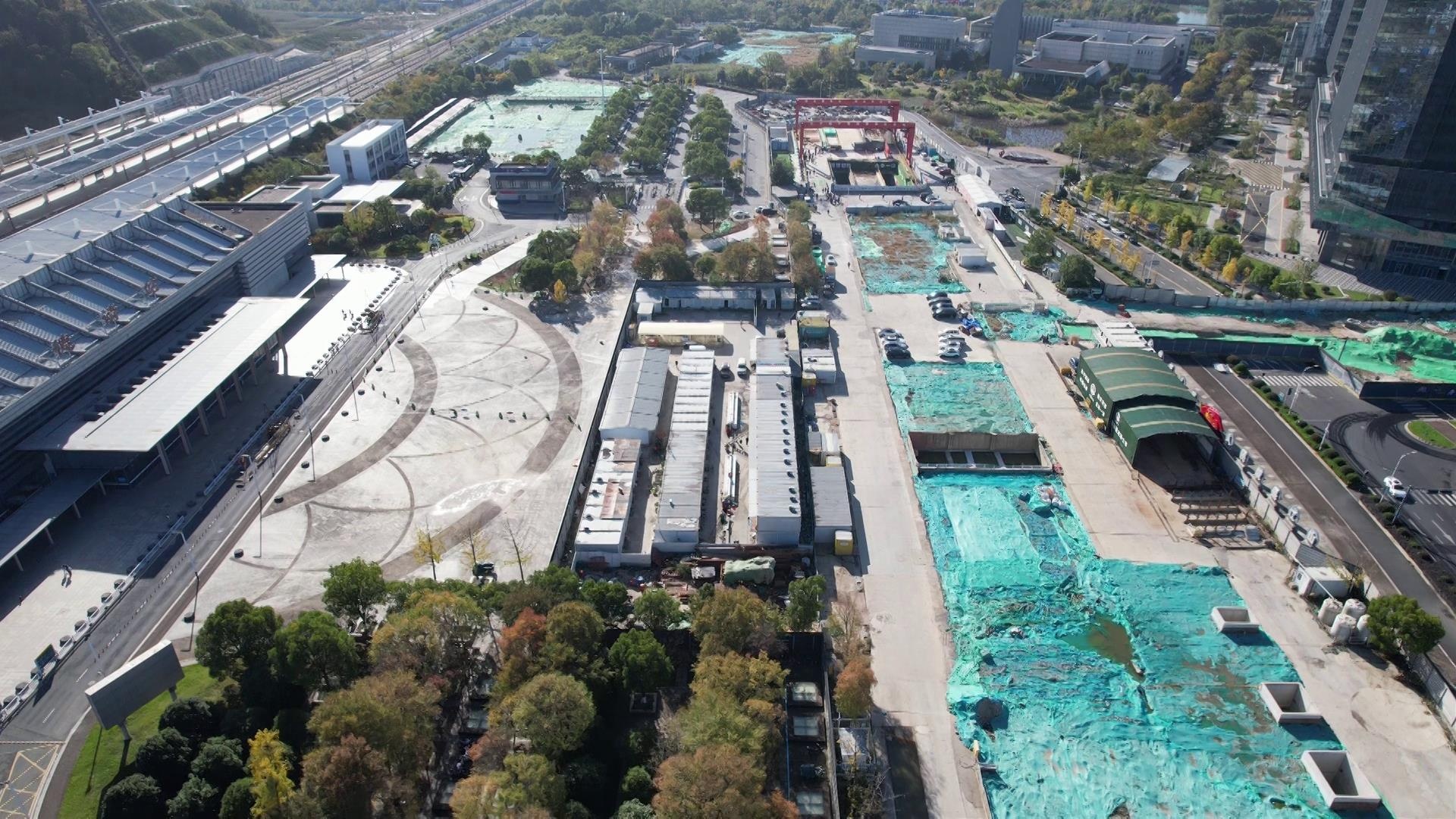 杭德市域铁路I标段轨道贯通 杭德市域铁路I标段轨道贯通