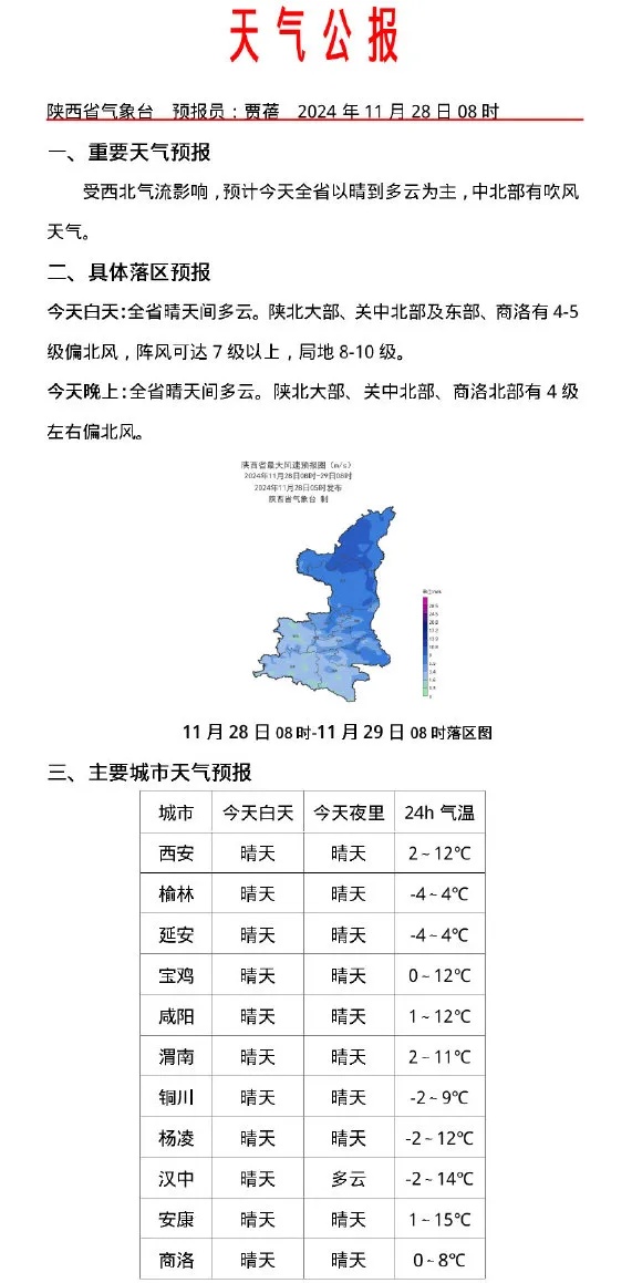 气温反转!陕西全省天气晴好 西安市区初雪啥时候来?气象部门回应→ 气温反转!陕西全省天气晴好 西安市区初雪啥时候来?气象部门回应→