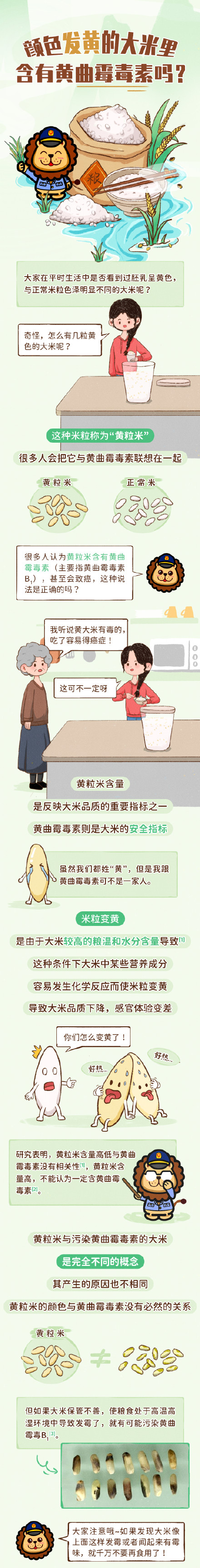 颜色发黄的大米里含有黄曲霉毒素吗? 颜色发黄的大米里含有黄曲霉毒素吗?