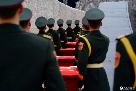 现场图!第十一批志愿军烈士遗骸安葬仪式 现场图!第十一批志愿军烈士遗骸安葬仪式