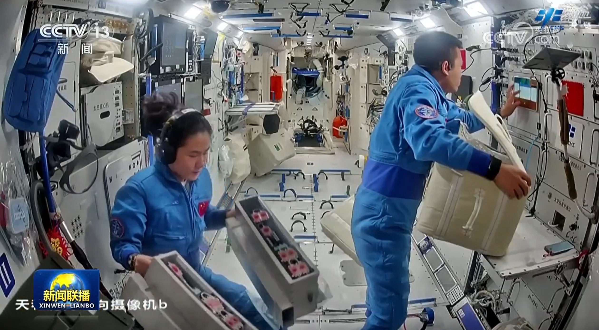 神舟十九号航天员乘组在轨满月 多项任务进展顺利 神舟十九号航天员乘组在轨满月 多项任务进展顺利