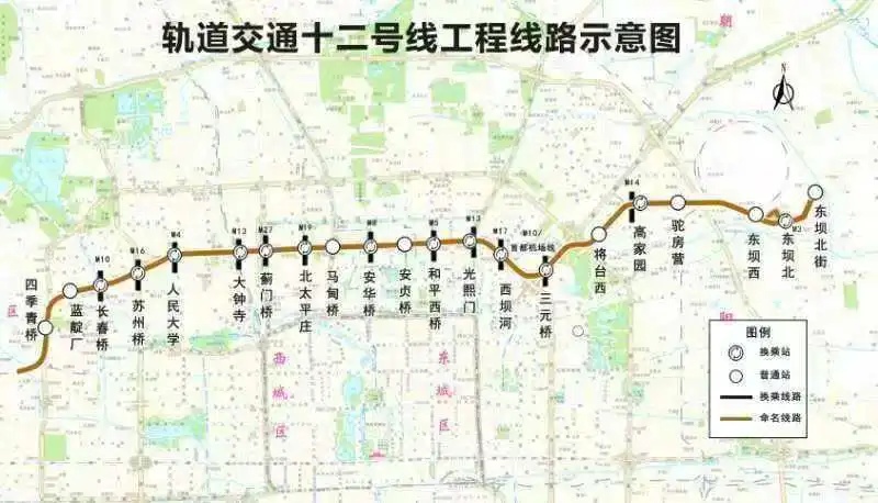 北京地铁新线开通倒计时