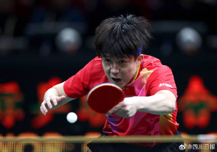 王楚钦说自己今天的表现比昨天好