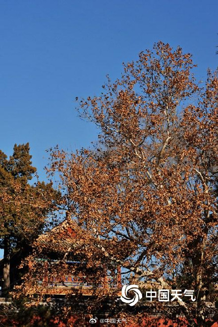 北京大风吹来宝石蓝天空