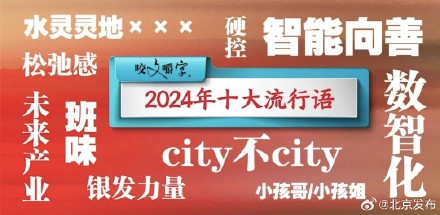 2024年“十大流行语”发布！这些词汇入选→