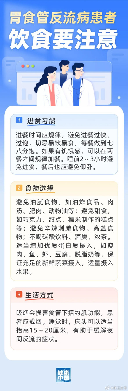 得了胃食管反流病，饮食需要注意什么？