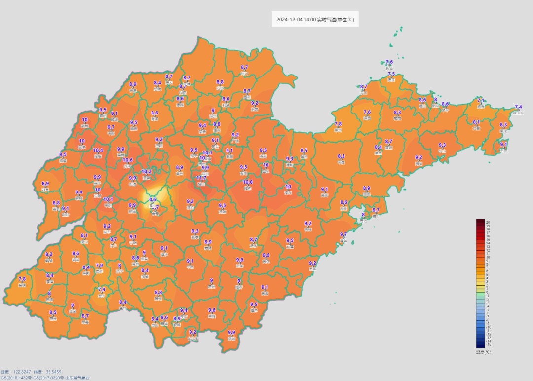 本周末山东气温下降，这些地方小雨雪上线