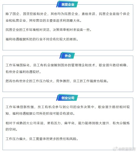 求职必看！不同单位怎么选？