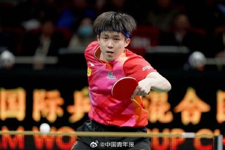 国乒力克韩国队，王楚钦单双打双线作战贡献4分