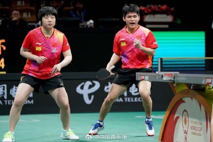 国乒力克韩国队，王楚钦单双打双线作战贡献4分