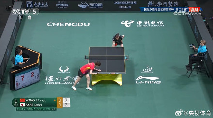 干脆利落！王曼昱3比0赤江夏星