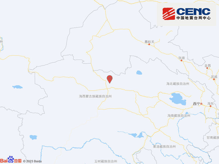 青海海西州直辖区发生3.4级地震，震源深度10千米