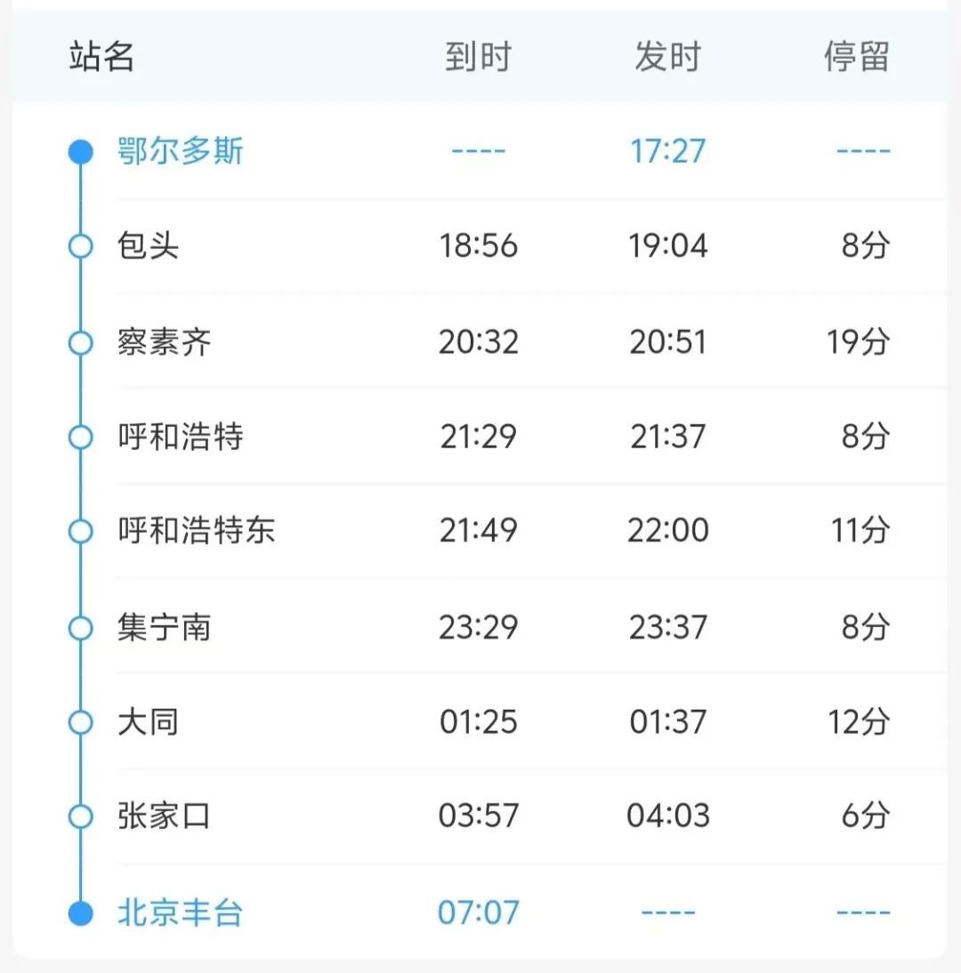 终于等到了！K89/90次旅客列车恢复运营！很多呼市人忍不住了:回来了，回来了！
