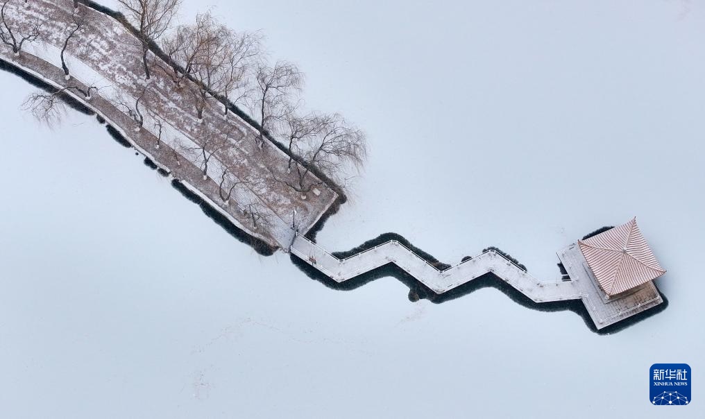 银川迎来降雪天气
