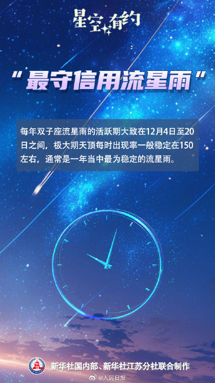 你想和谁一起看？双子座流星雨14日极大