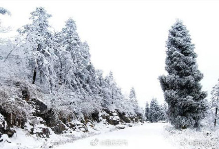 明后两天重庆高海拔地区仍将飘雪