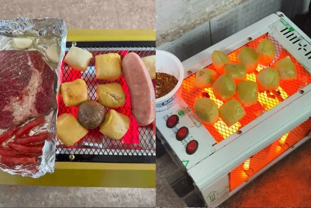 滴油冒火！这样“烧烤”太危险！