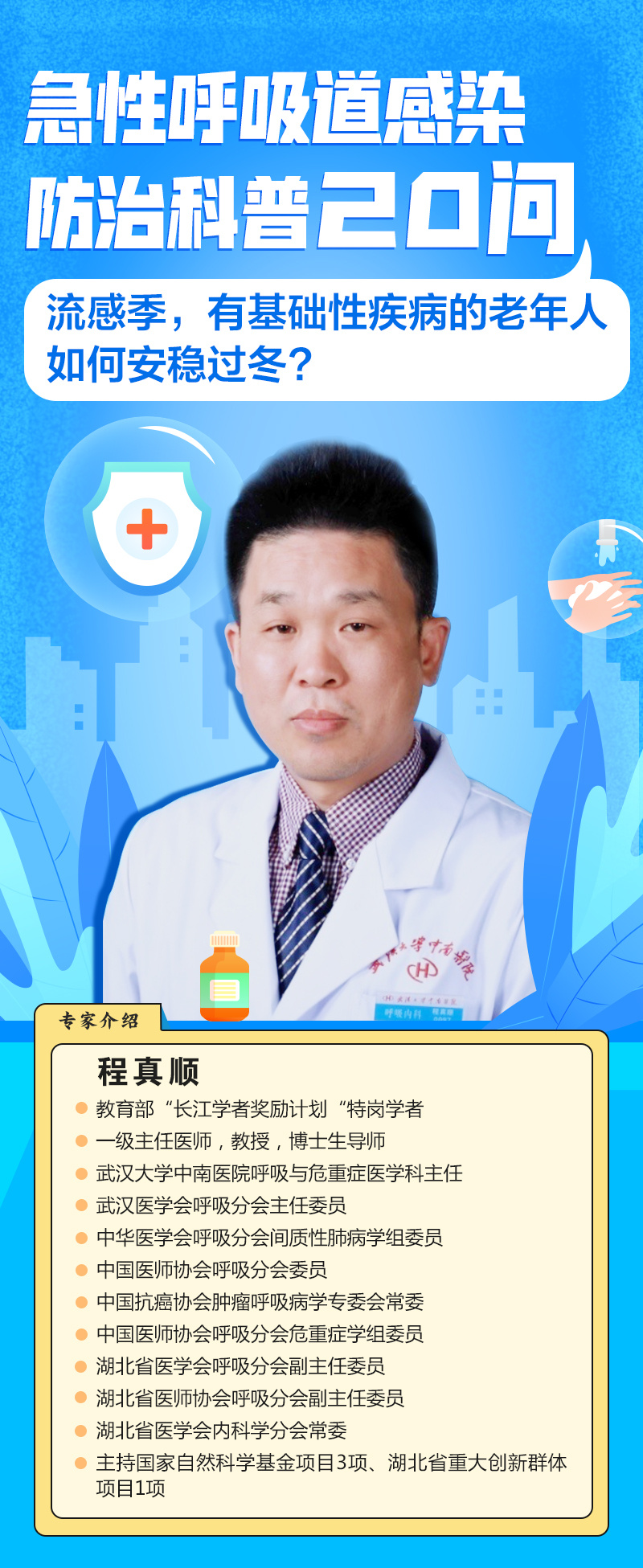 急性呼吸道感染防治科普20问:流感季,有基础性疾病的老年人如何安稳过冬? 急性呼吸道感染防治科普20问:流感季,有基础性疾病的老年人如何安稳过冬?