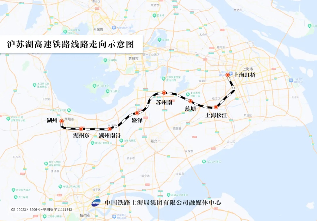 预计本月底通车！杭州西直达上海、苏州！