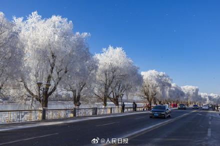 收藏美景！这不是特效，这是吉林五星级雾凇