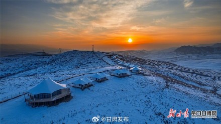 静如天籁之地  移步皆是大景 冬日天祝马牙雪山美出新“镜”界