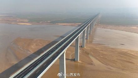 临猗黄河大桥即将通车 临猗黄河大桥即将通车