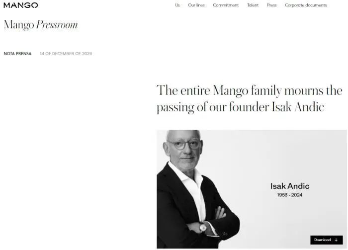 徒步旅行突发意外,西班牙首相发文表达哀悼,71岁时尚品牌创始人坠谷身亡 徒步旅行突发意外,西班牙首相发文表达哀悼,71岁时尚品牌创始人坠谷身亡