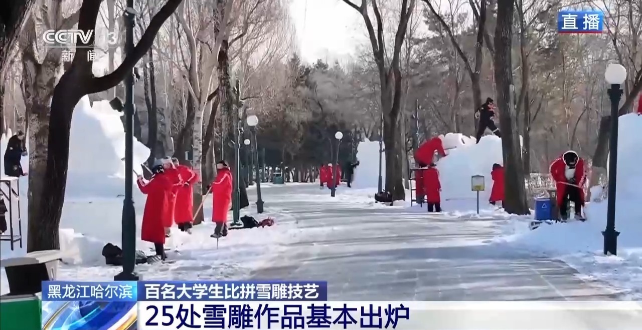 太阳岛雪雕上新了!百名大学生参赛作品出炉 太阳岛雪雕上新了!百名大学生参赛作品出炉