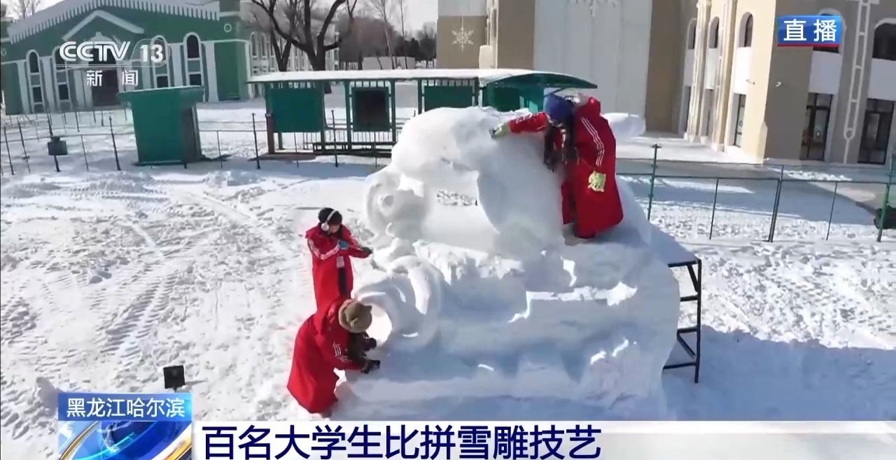 太阳岛雪雕上新了!百名大学生参赛作品出炉 太阳岛雪雕上新了!百名大学生参赛作品出炉