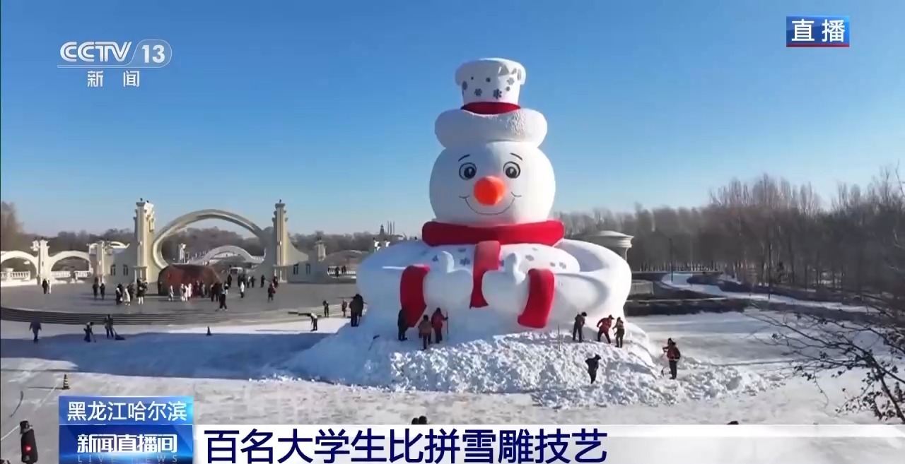 太阳岛雪雕上新了!百名大学生参赛作品出炉 太阳岛雪雕上新了!百名大学生参赛作品出炉