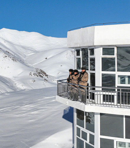 风雪边关！一起走近新疆军区某边防团河源边防连