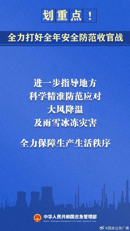 划重点！全力打好全年安全防范收官战