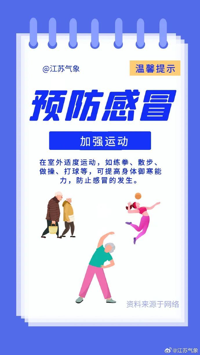 冷空气加码，气温持续低迷！感冒高发季该如何预防？
