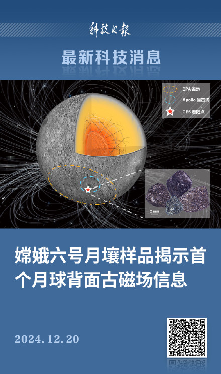 人类首个月背古磁场信息被揭示