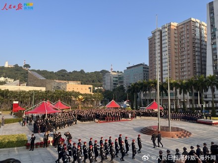 澳门隆重举行升旗仪式庆祝回归祖国25周年