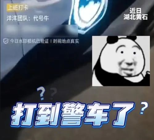 围观！来自嫌疑人第一视角→深夜贴“小卡片”打卡竟遇到警车🤲