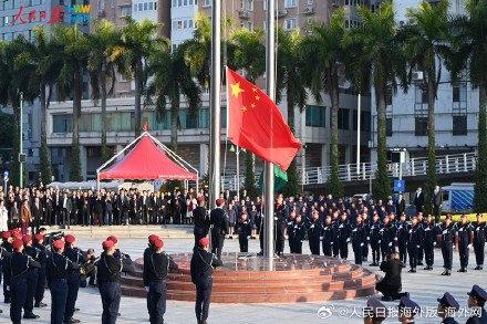 澳门隆重举行升旗仪式庆祝回归祖国25周年