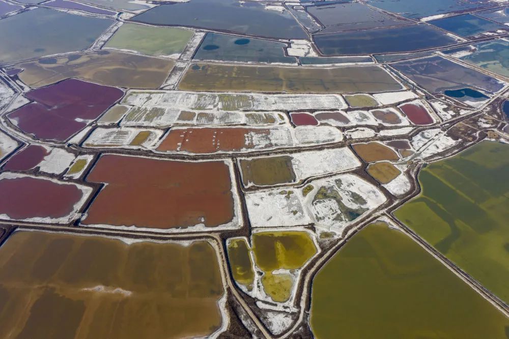 运城:多彩盐湖 冬日画卷 运城:多彩盐湖 冬日画卷