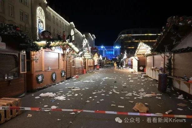 德国一车辆冲进圣诞集市致多人伤亡！马斯克指责朔尔茨无能