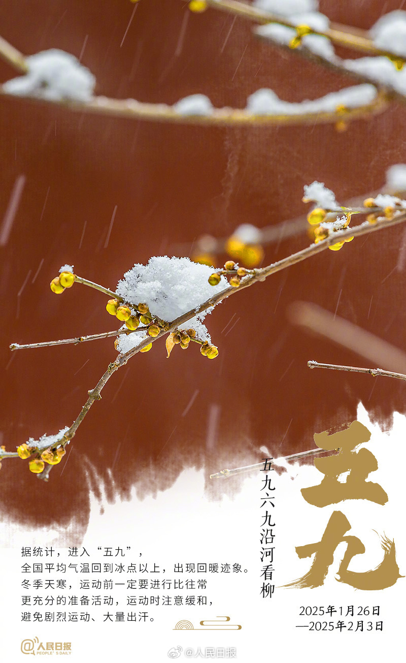 “数九天”到了！收好数九寒天健康日历