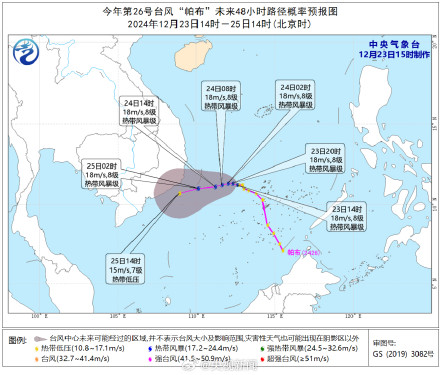 冬天又来一个新台风