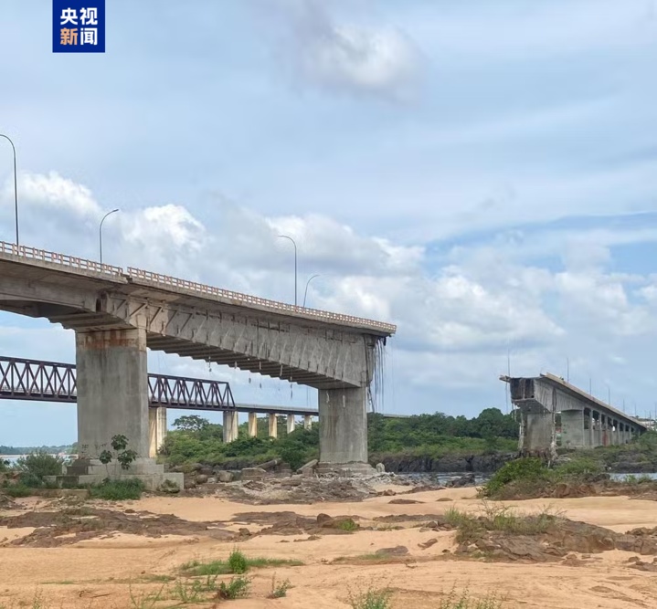 巴西一座桥梁发生坍塌 致1死2伤5人失踪