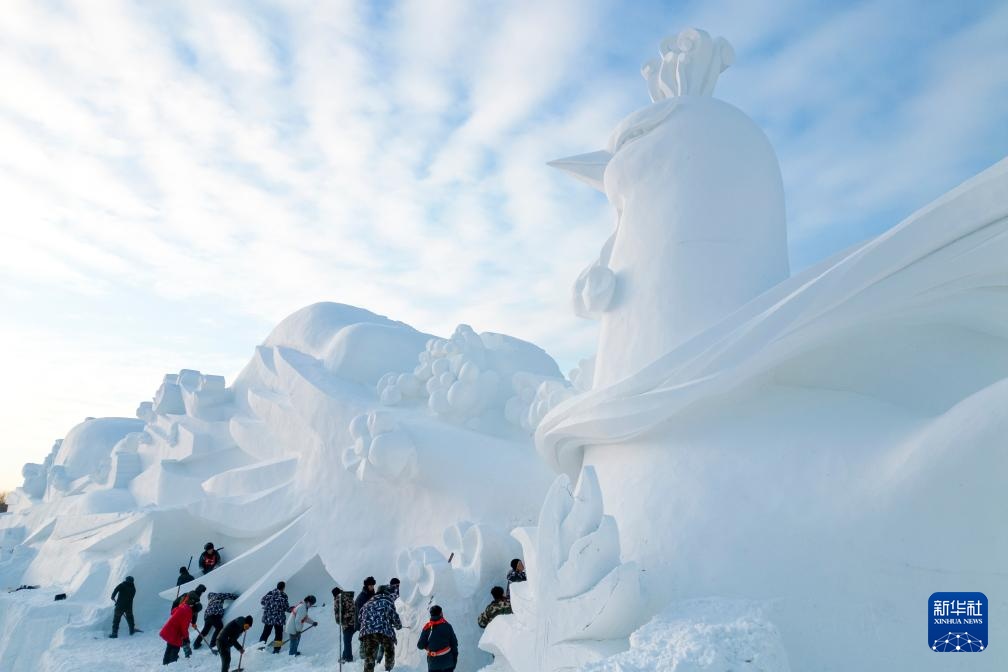 第37届太阳岛国际雪雕艺术博览会试开园