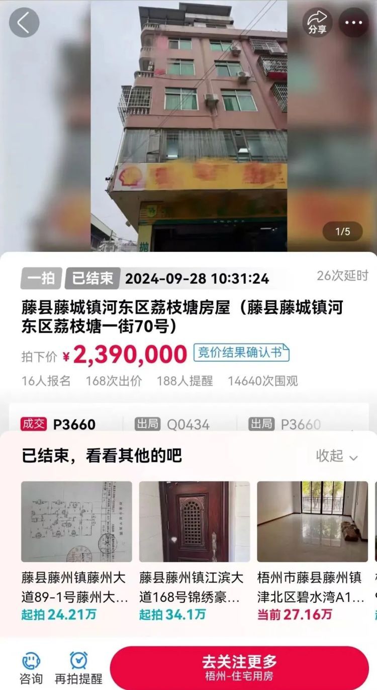 竞价168次，239万成交悔拍，竞买人如何担责？