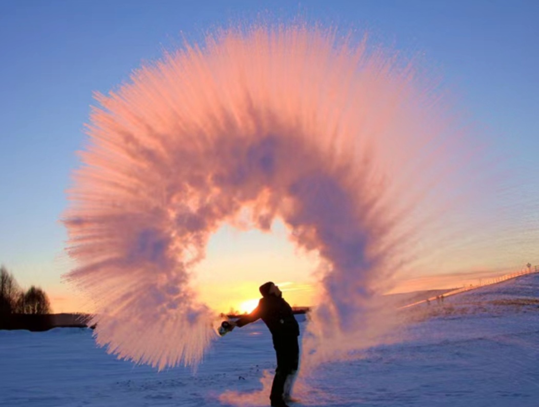 南方游客在哈尔滨“泼水成冰”失败,致头部烫伤→ 南方游客在哈尔滨“泼水成冰”失败,致头部烫伤→
