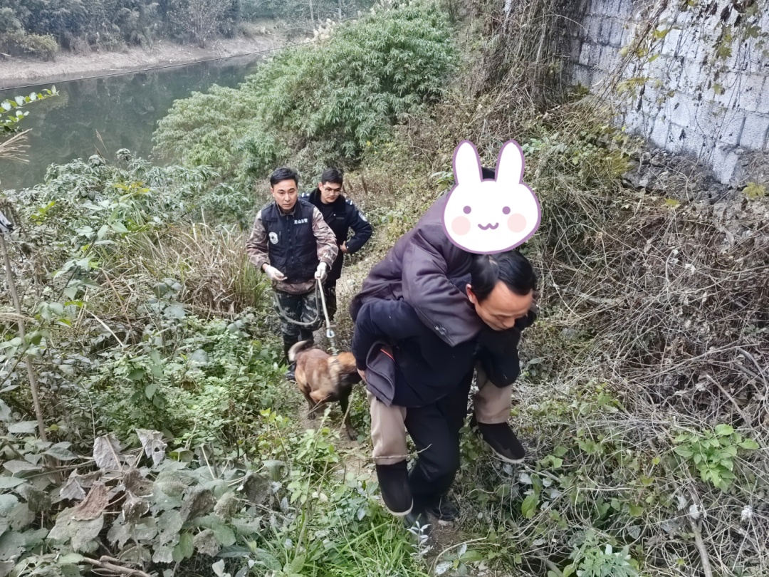 无人机+警犬，终于找到了！