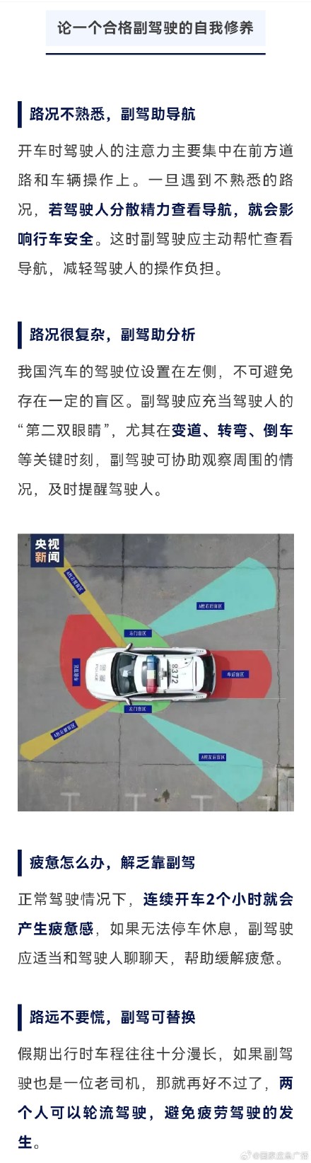 如何成为一个好副驾 如何成为一个好副驾