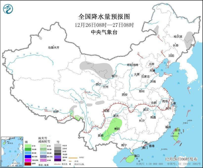 冷空气继续影响中东部地区 西藏南部等地将有强降雪