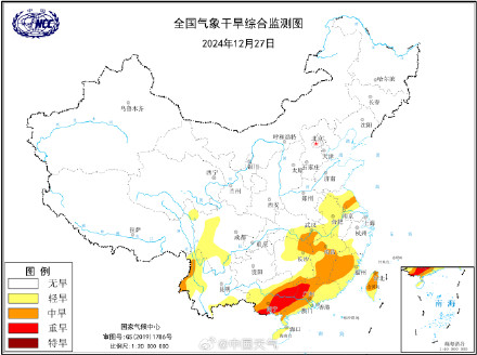 太干了！广东多地12月以来滴雨未落